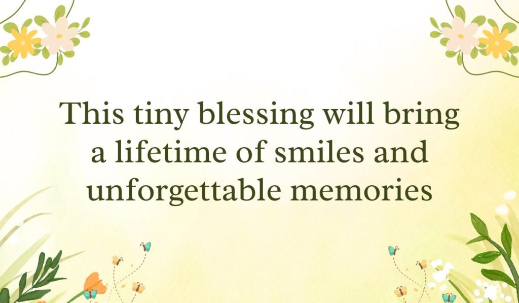 Soft pastel yellow gradient background framed with simple white and yellow flower vine graphics in the corners, spotlighting appreciative thank you messages for bus driver: "This tiny blessing will bring a lifetime of smiles and unforgettable memories".