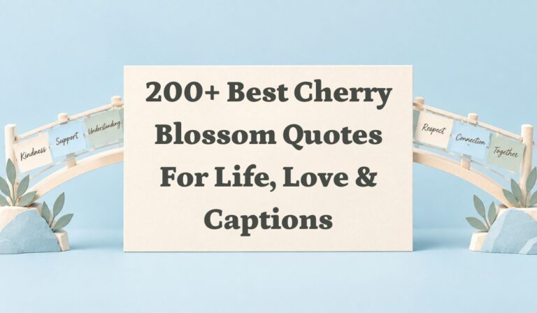 200+ Best Cherry Blossom Quotes for Life, Love & Captions