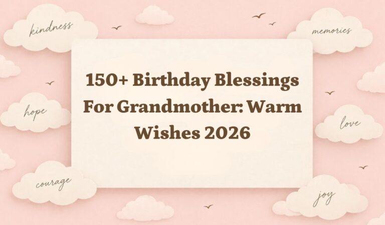 150+ Birthday Blessings for Grandmother: Warm Wishes 2026