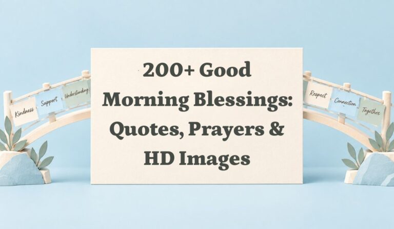 200+ Good Morning Blessings: Quotes, Prayers & HD Images
